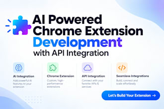 develop an ai powered chrome extension with API integration