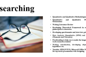 research for you in any field of social sciences