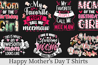 create premium custom streetwear vector and apparel print ready t shirt designs