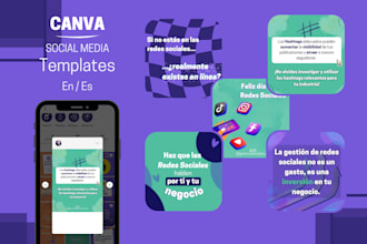 create customizable canva templates for instagram and facebook