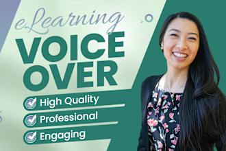 record an american voice over for your elearning, course