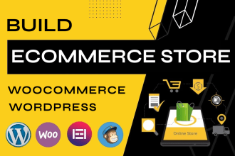 design ecommerce website online store with wordpress woocommerce
