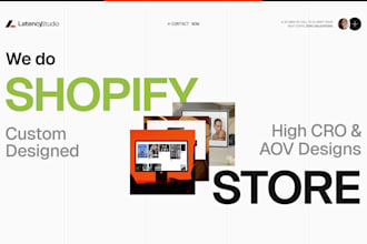 design a high cro shopify store