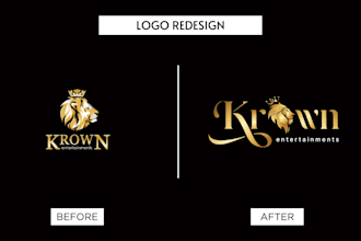 redesign, recreate, refresh, edit, update, vector your logo in 2 hrs