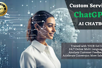 help you create chatgpt ai chatbot trained with your own data