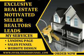 generate highly converting real estate motivated seller property realtors leads