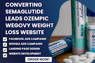 generate converting semaglutide leads design ozempic wegovy weight loss website