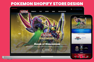 create pokemon shopify store trading card store pokemon website game card store