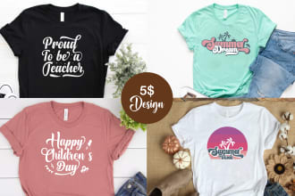 do awesome typography t shirt design