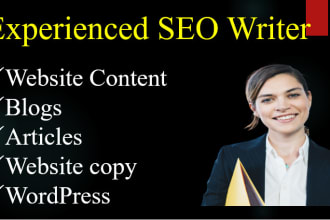 be your SEO content writer