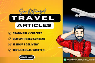write seo travel articles or blog posts for your travel blog