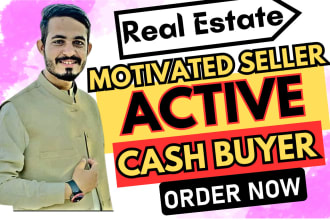 offer motivated seller active cash buyer leads with low price using paid tools