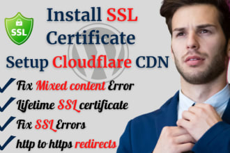 install ssl certificate https and setup cloudflare cdn