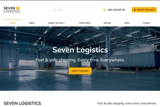 design trucking dispatch website logistic website design freight website