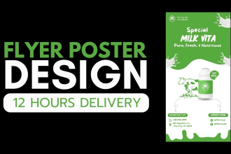 design food flyers, posters, and menu in canva