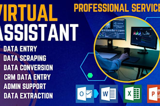 be your clerical, personal, executive and virtual assistant