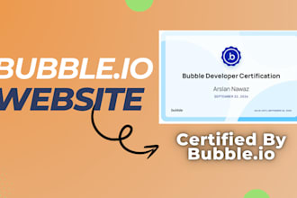 create complex bubble io web app