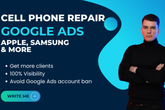 run google ads for cell phone services apple samsung and more