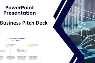 design business project pitch deck, powerpoint presentations
