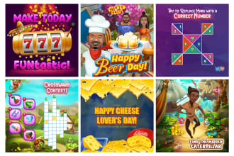 design social media posts for your game and apps