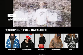 create a streetwear shopify store custom to your brand