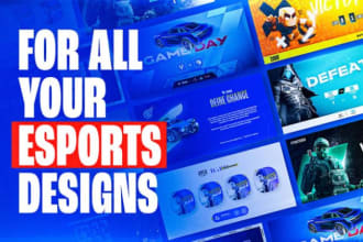 esports designs, gaming banner design
