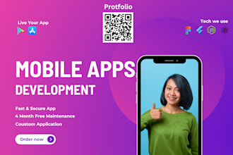 design and develop mobile application for android and IOS