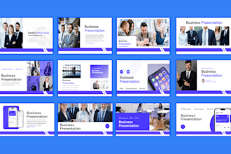 design powerpoint presentation and investor pitch deck in figma
