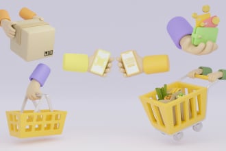 create 3d icons for your website and social media
