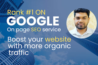 optimize onpage SEO on wordpress shopify wix squarespace