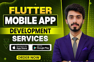 do flutter mobile app development, building mobile app as flutter app developer
