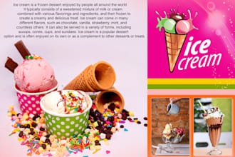 designing ice cream packaging and product