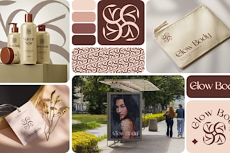 design a luxury logo and brand identity for your cosmetic or beauty brand