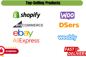 hot selling products to shopify or woocommerce via dsers