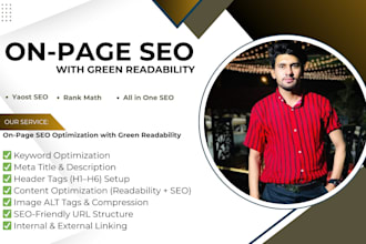 do on page SEO optimization with green readability