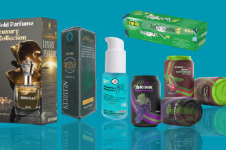 do box design product packaging hemp oil and cbd label design
