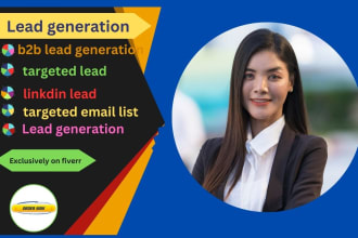 collect linkedin leads, b2b lead generation and targeted email list
