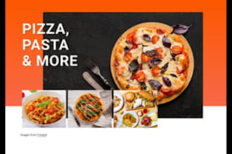 create restaurant, cafe, food , online ordering website