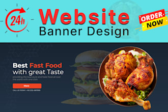 design a stunning website banner for your business
