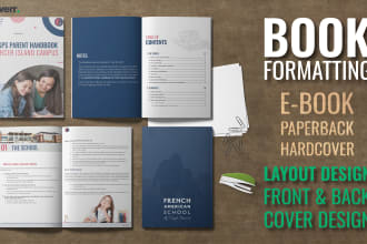 do formatting of ebook, report and paperback