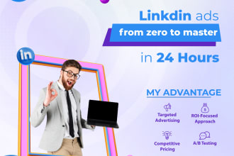 help you generate profitable leads and prospects by running linkedin ads