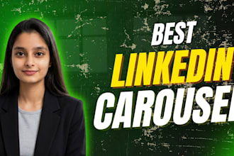 create linkedin carousel post design