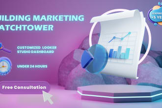 design data studio dashboards to monitor marketing results