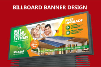 design print ready billboard, signage and rollup banners