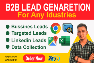do targeted b2b lead generation web scraping data collection