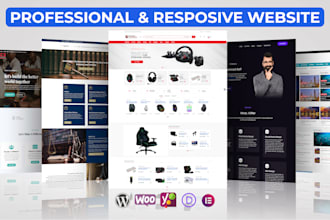 develop professional responsive godaddy wordpress website