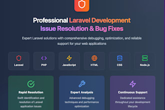 do fix your laravel issues, errors and bugs