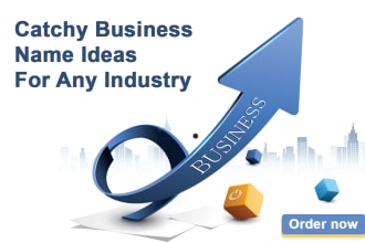 brainstorm unique and creative business name ideas for you
