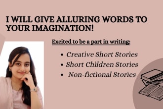 write engaging short stories for you