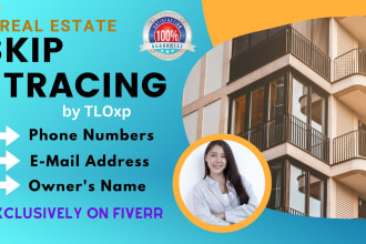 do real estate skip tracing to locate property owner phone and email